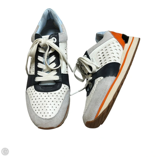 Shoes Sneakers By Michael By Michael Kors In Blue & Orange, Size: 6.5