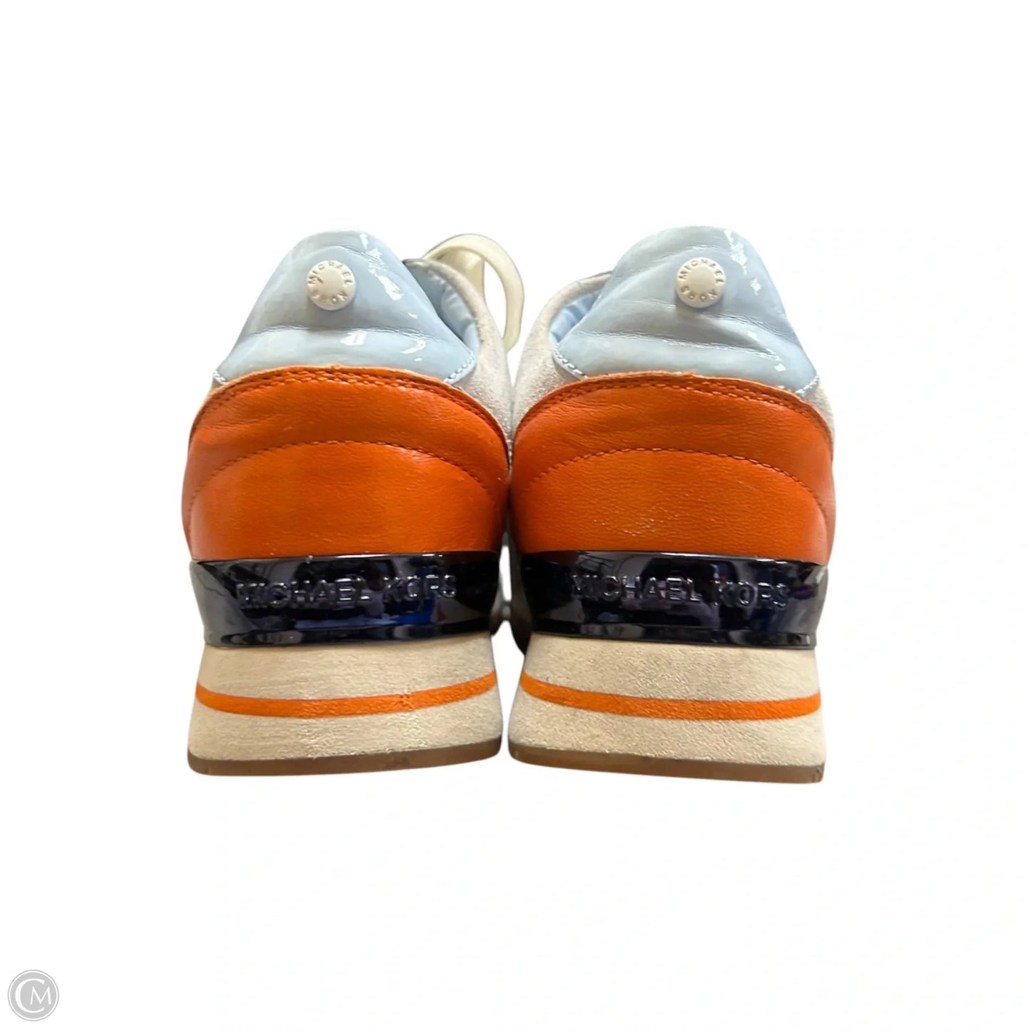 Shoes Sneakers By Michael By Michael Kors In Blue & Orange, Size: 6.5