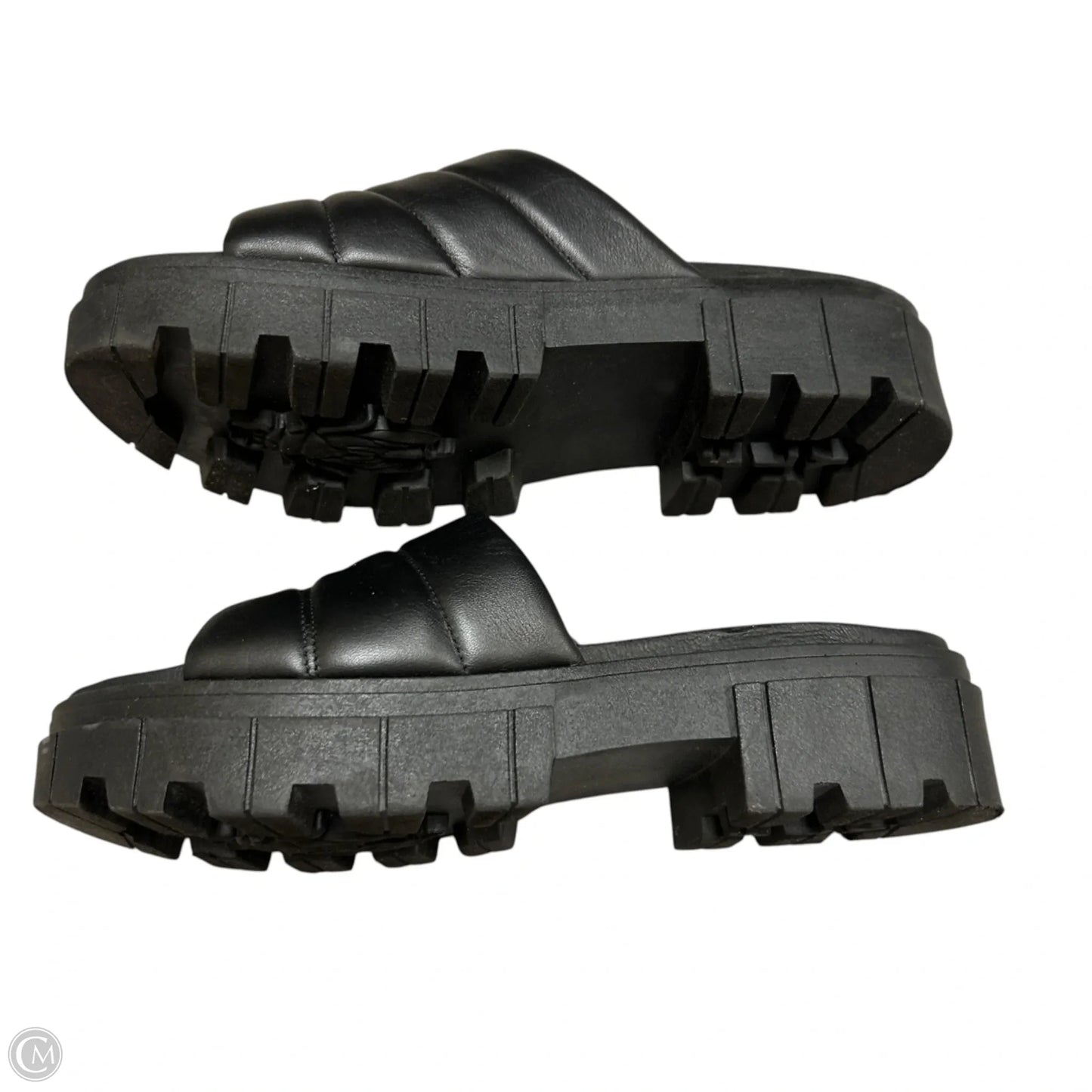 Sandals Heels Platform By Fly London In Black, Size: 9.5