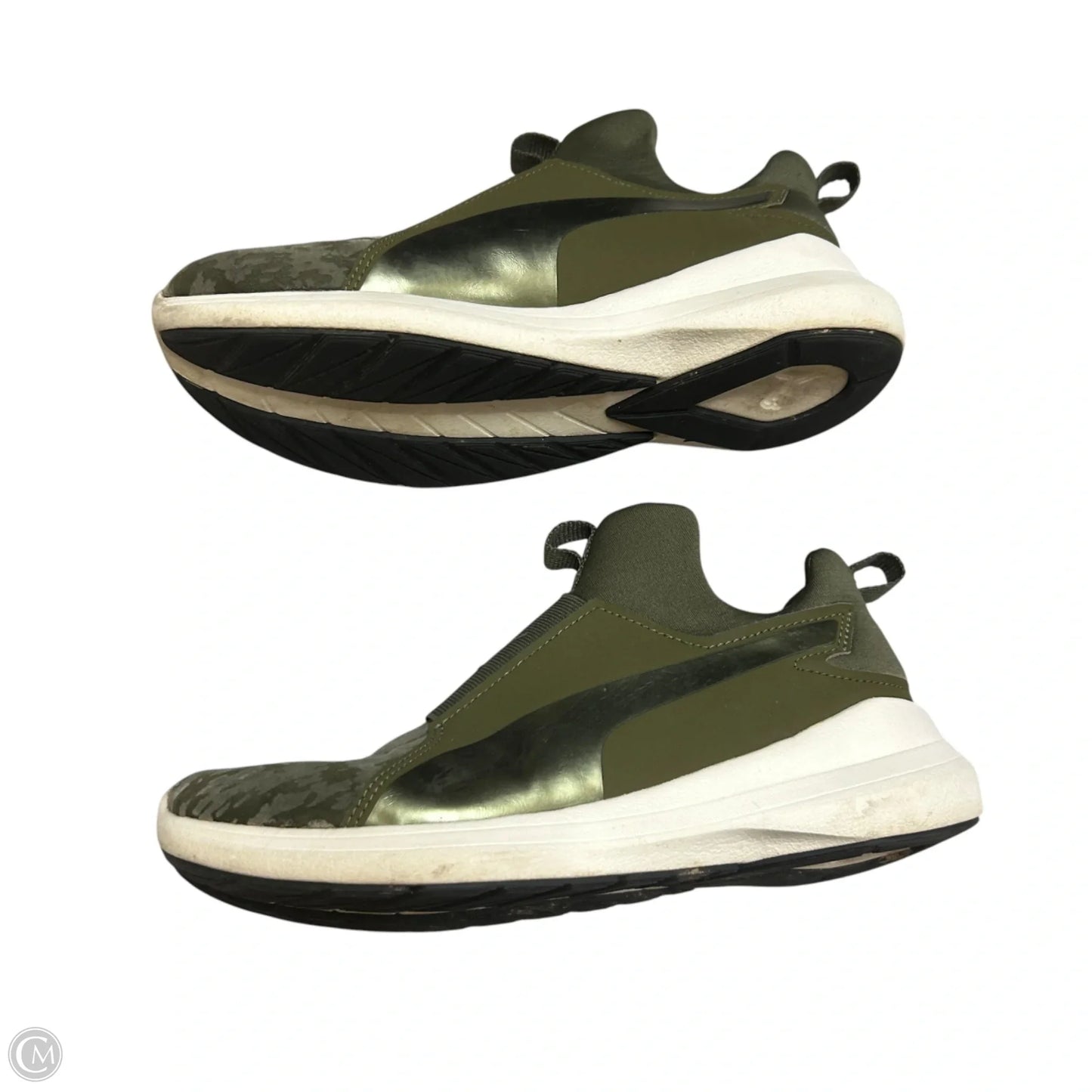 Shoes Athletic By Puma In Green, Size: 7.5