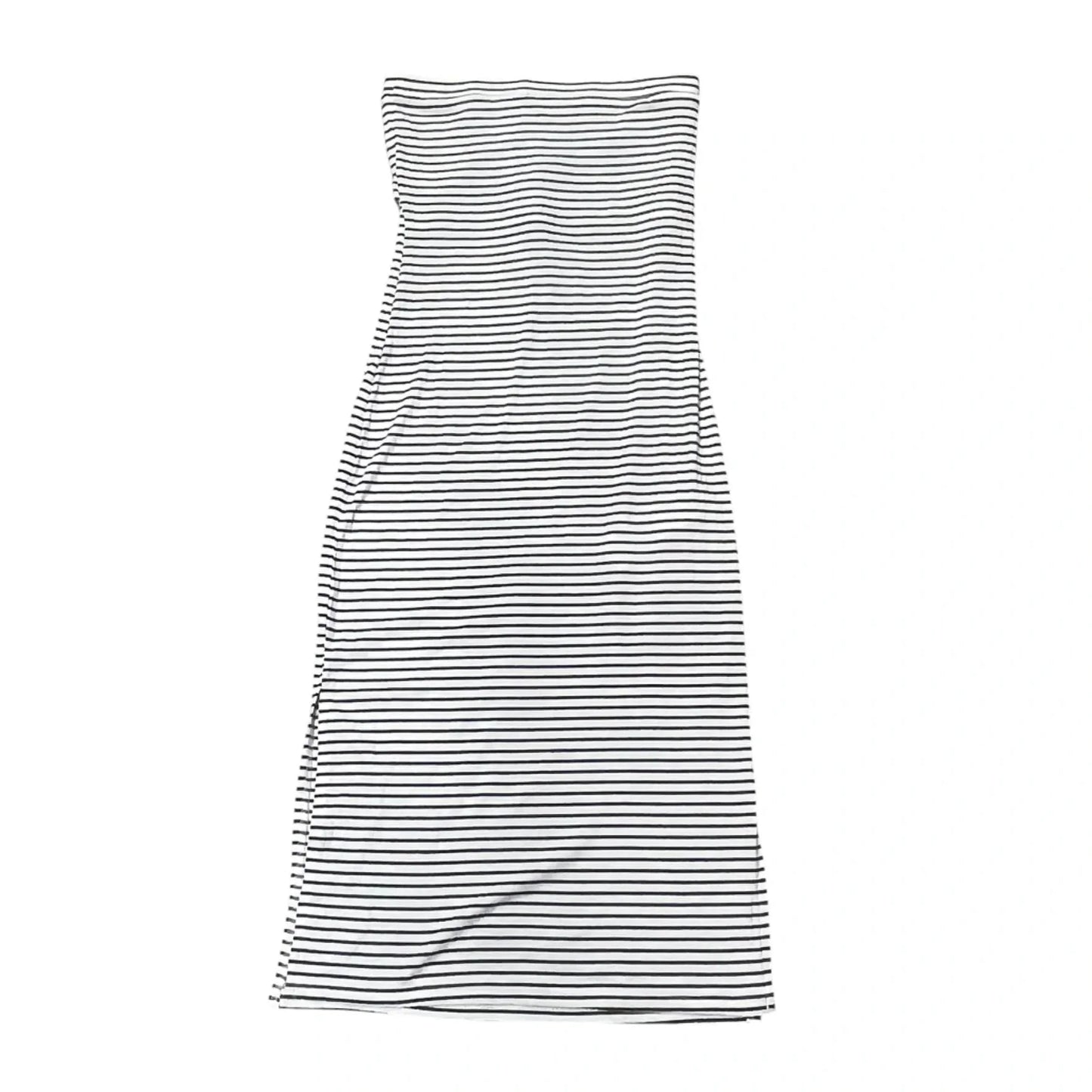 Dress Casual Midi By Rvca In Black & White, Size: S