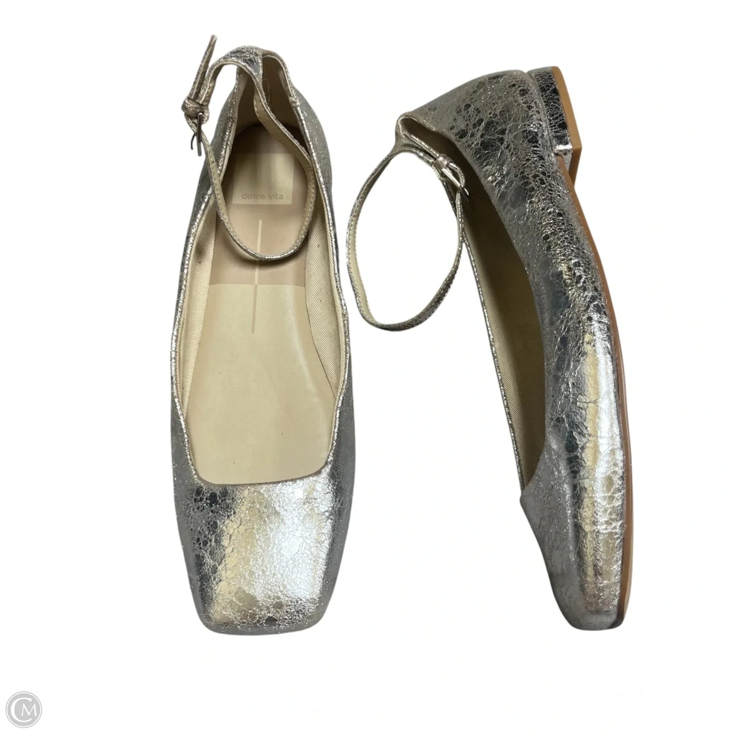 Shoes Flats By Dolce Vita In Silver, Size: 9