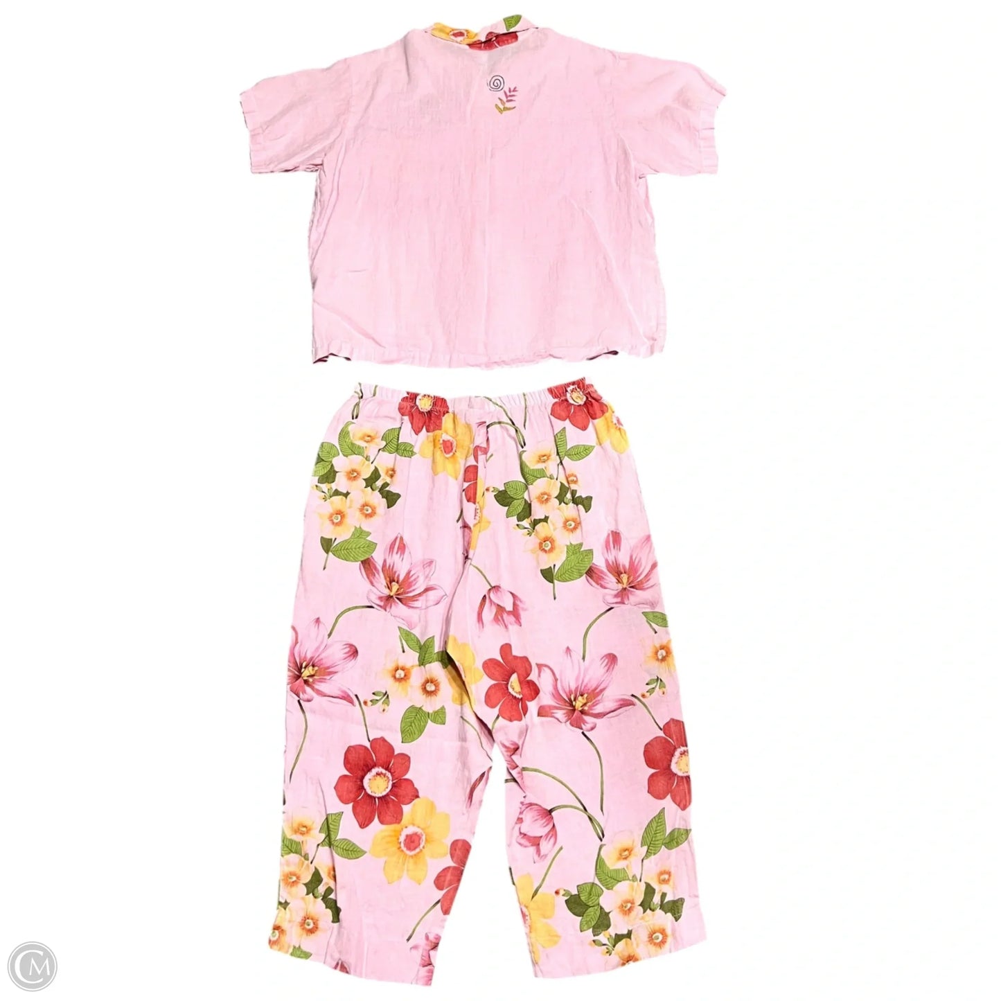 Pants Set 2pc By Odille In Pink, Size: L