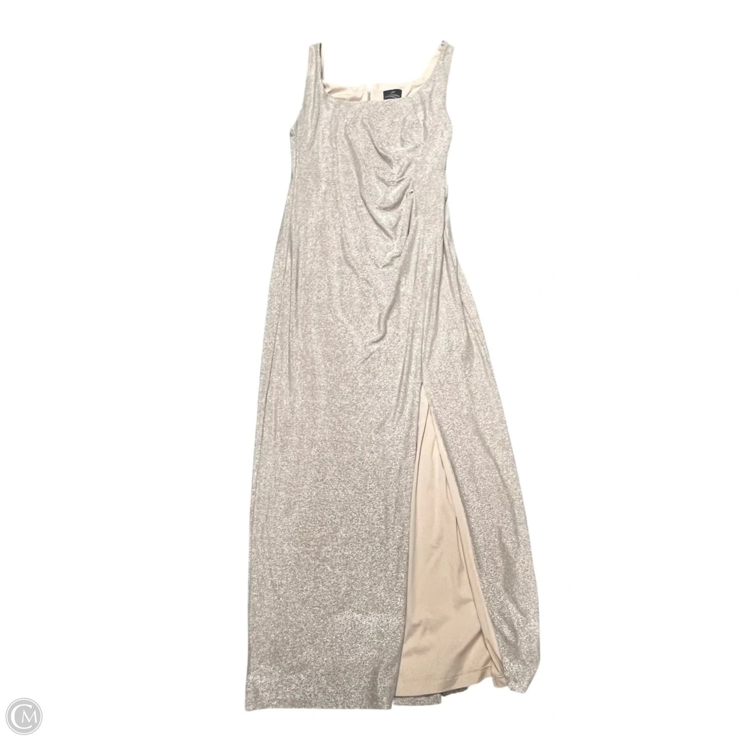 Dress Casual Maxi By Adrianna Papell In Cream, Size: 8