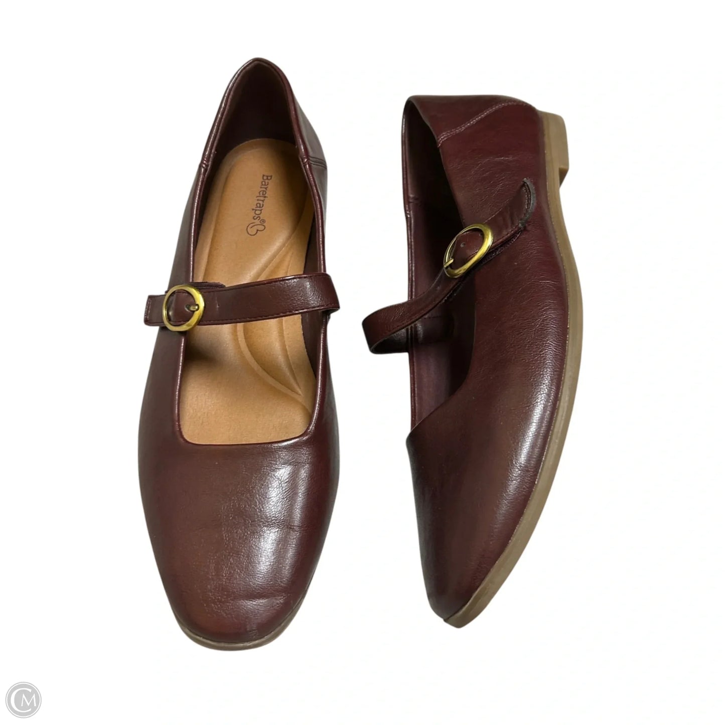 Shoes Flats By Bare Traps In Maroon, Size: 10