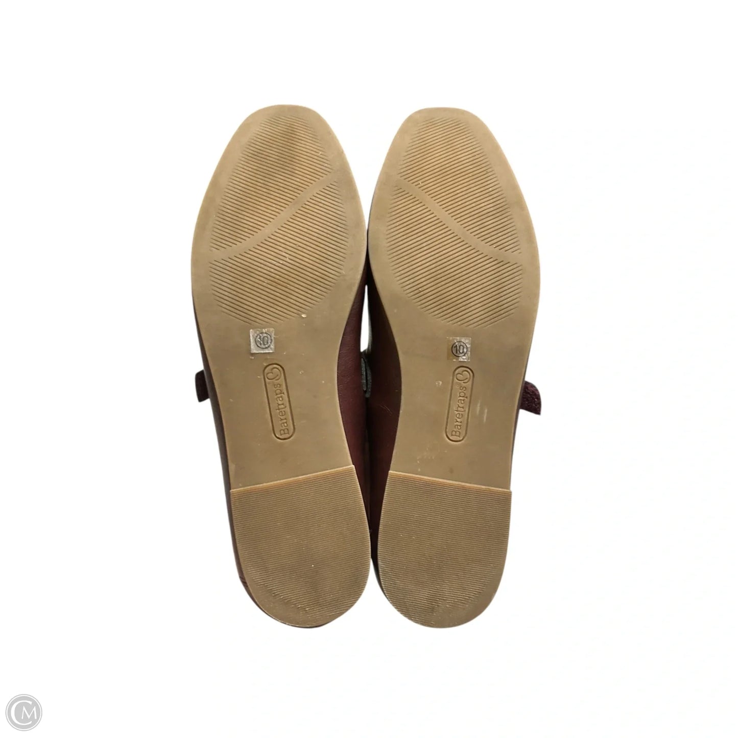 Shoes Flats By Bare Traps In Maroon, Size: 10