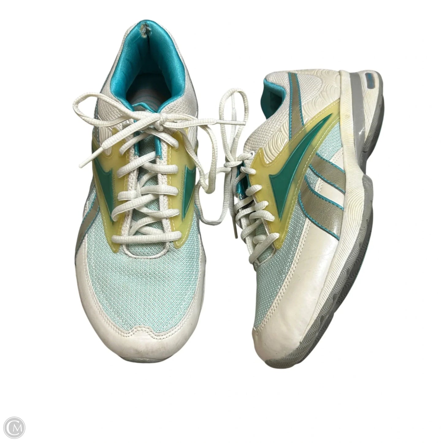 Shoes Athletic By Reebok In Blue & White, Size: 8.5