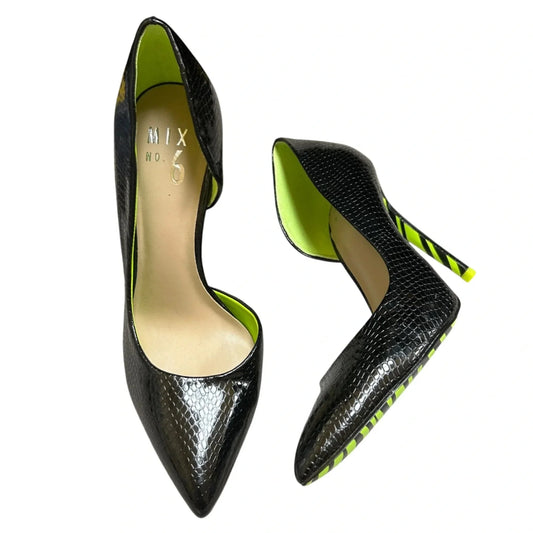 Shoes Heels Stiletto By Mix No 6 In Black, Size: 6