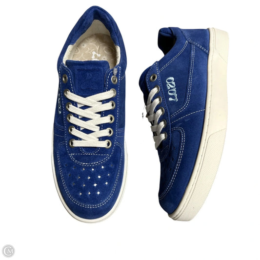 Shoes Sneakers By Lazo In Blue & White, Size: 7.5