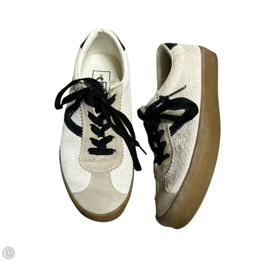 Shoes Sneakers By Vans In Black & Cream, Size: 6