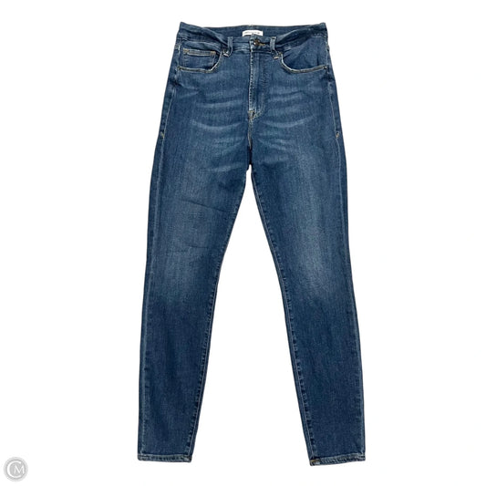 Jeans Skinny By Good American In Blue, Size: 12
