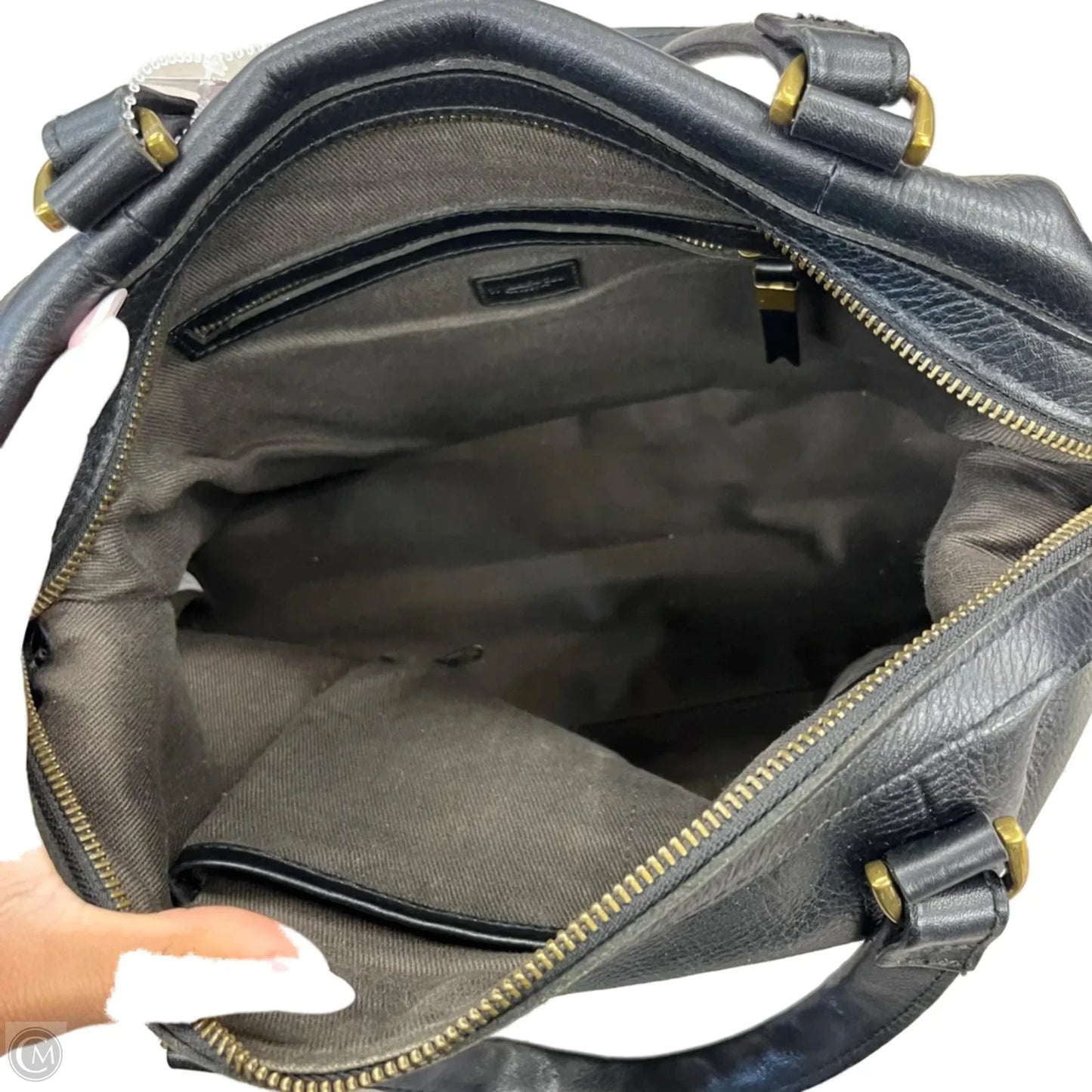 Tote Leather By Madewell, Size: Large