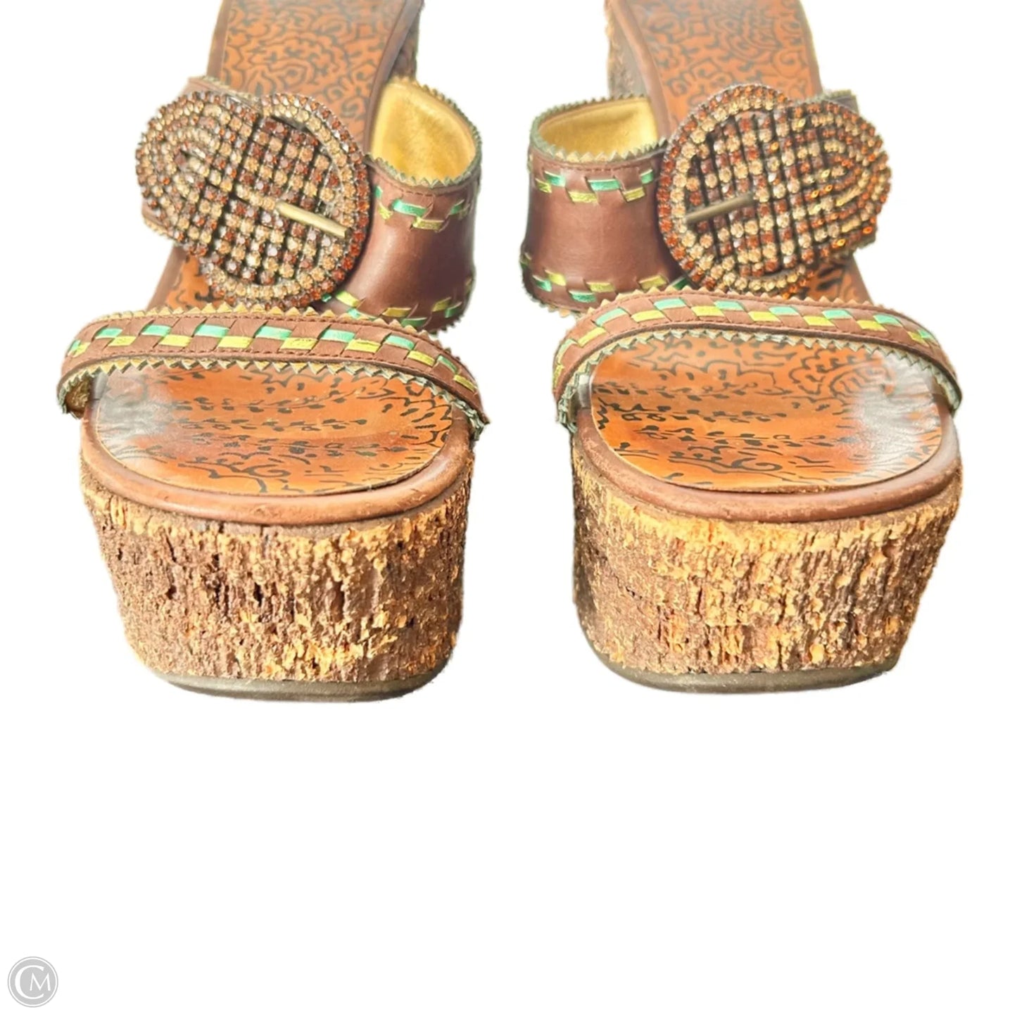 Sandals Designer By Giuseppe Zanotti In Brown, Size: 8.5