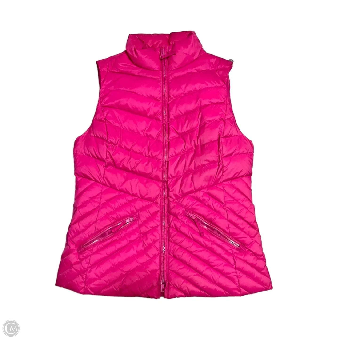 Vest Puffer & Quilted By Talbots In Pink, Size: S