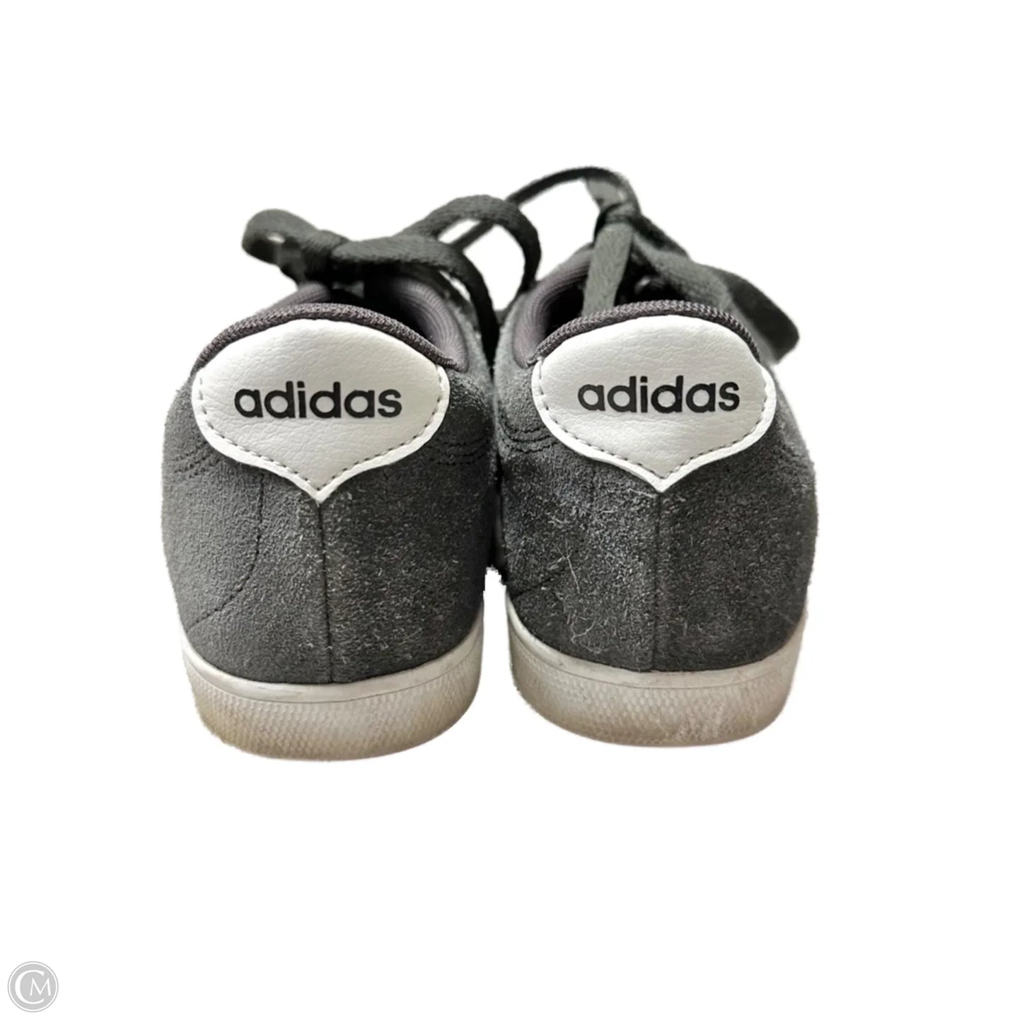 Shoes Sneakers By Adidas In Grey & White, Size: 6.5