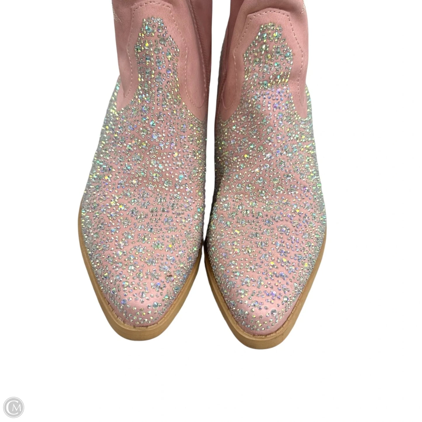 Boots Western By Forever In Pink, Size: 6.5