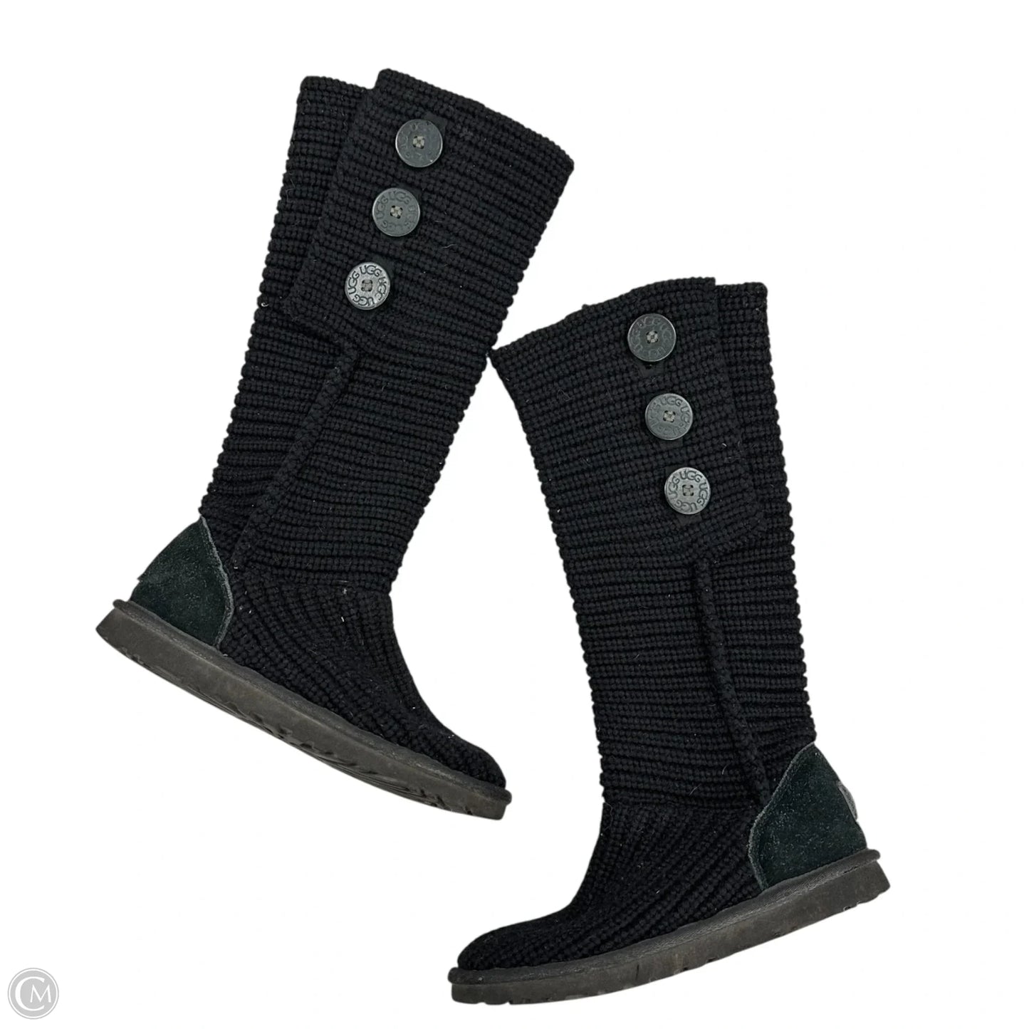 Boots Designer By Ugg In Black, Size: 6