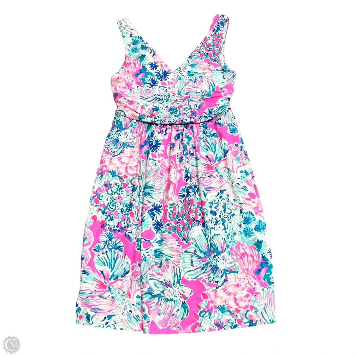 Dress Designer By Lilly Pulitzer In Teal, Size: M