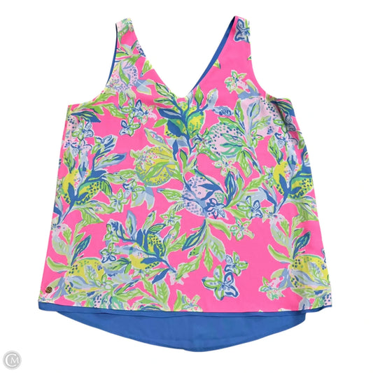 Top Sleeveless Designer By Lilly Pulitzer In Multi-colored, Size: M