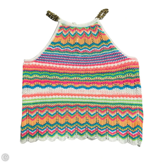 Top Sleeveless Designer By Lilly Pulitzer In Multi-colored, Size: L