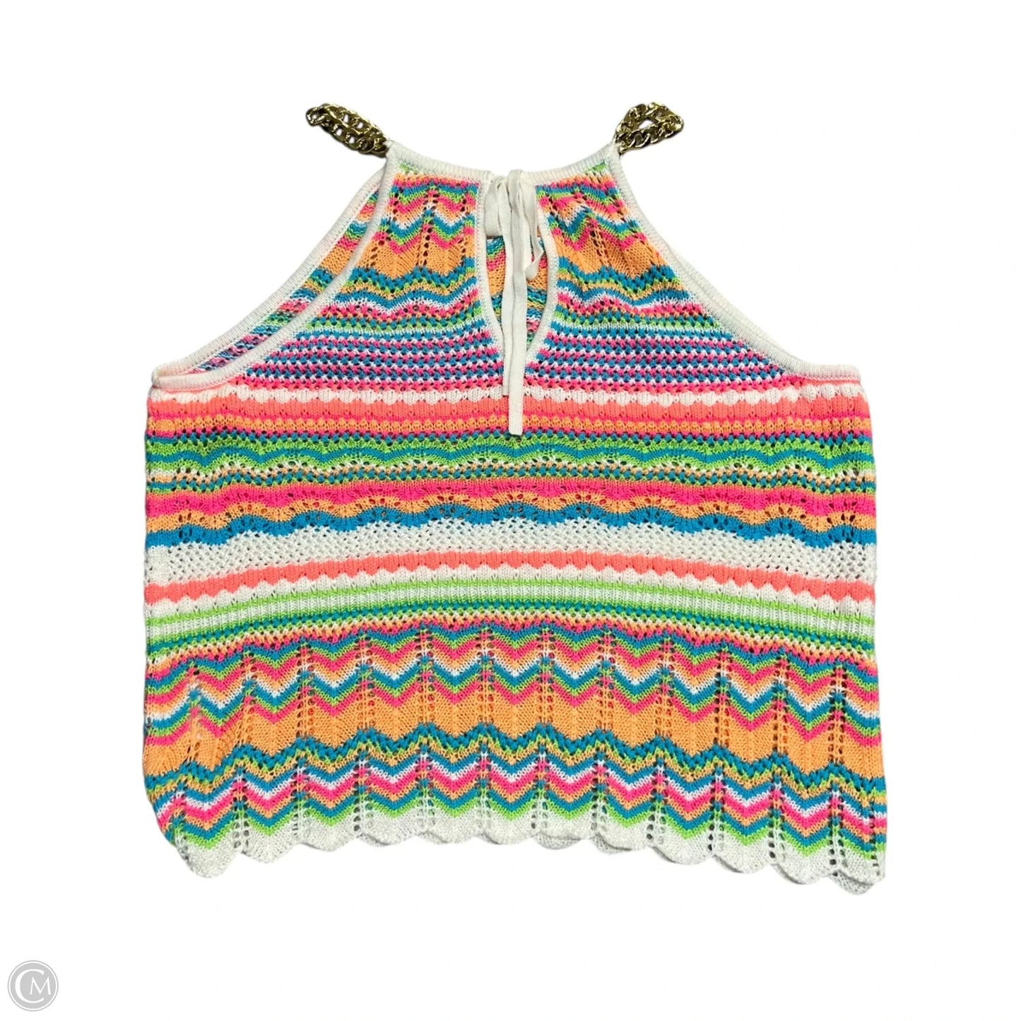 Top Sleeveless Designer By Lilly Pulitzer In Multi-colored, Size: L