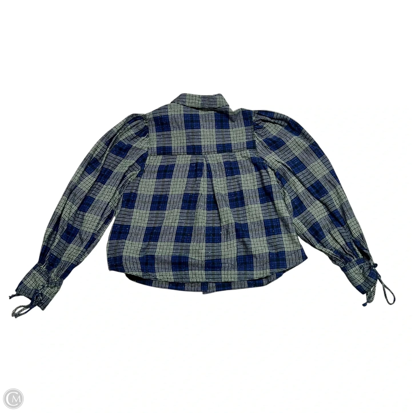 Top Long Sleeve By We The Free In Blue & Green, Size: S