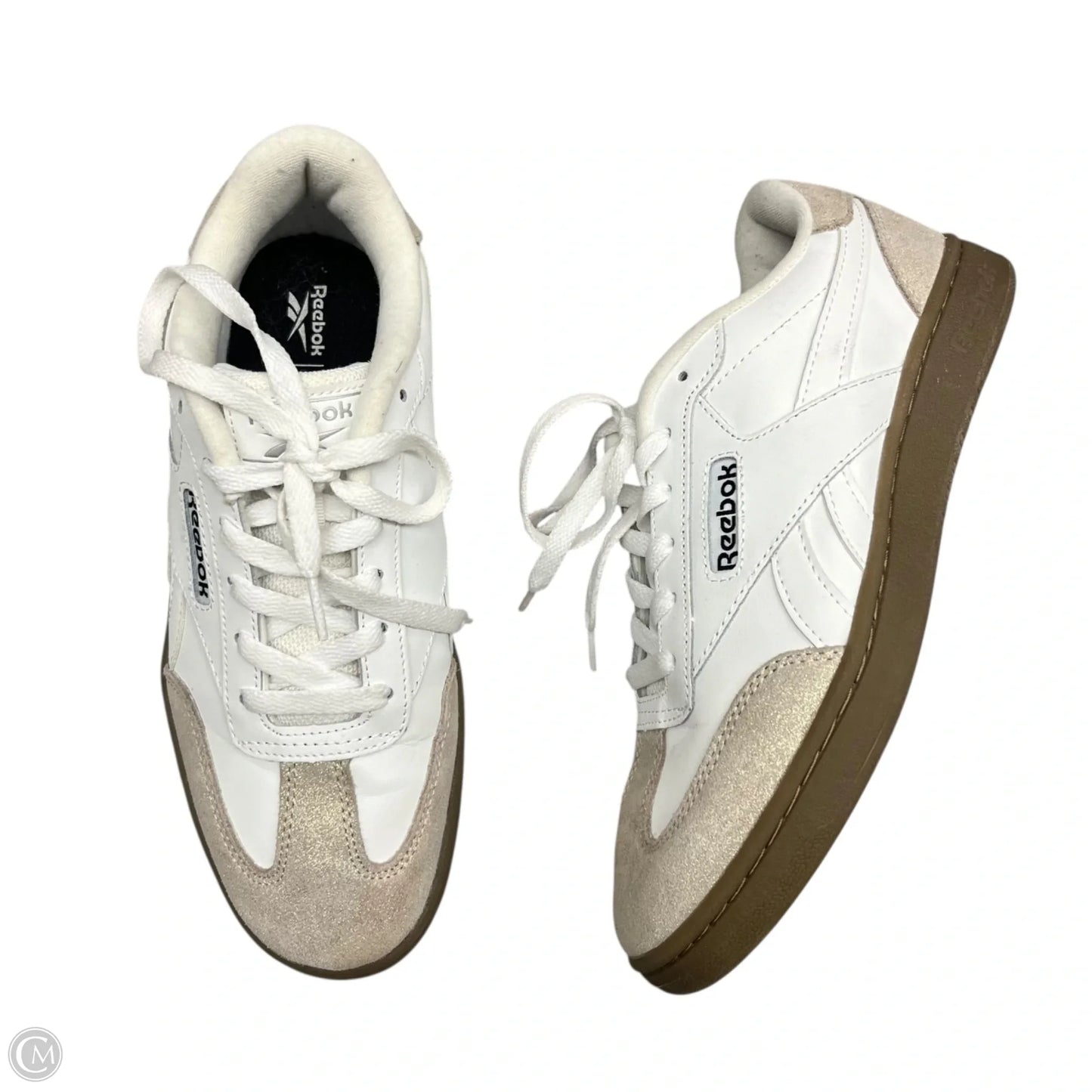 Shoes Sneakers By Reebok In Brown & White, Size: 8.5