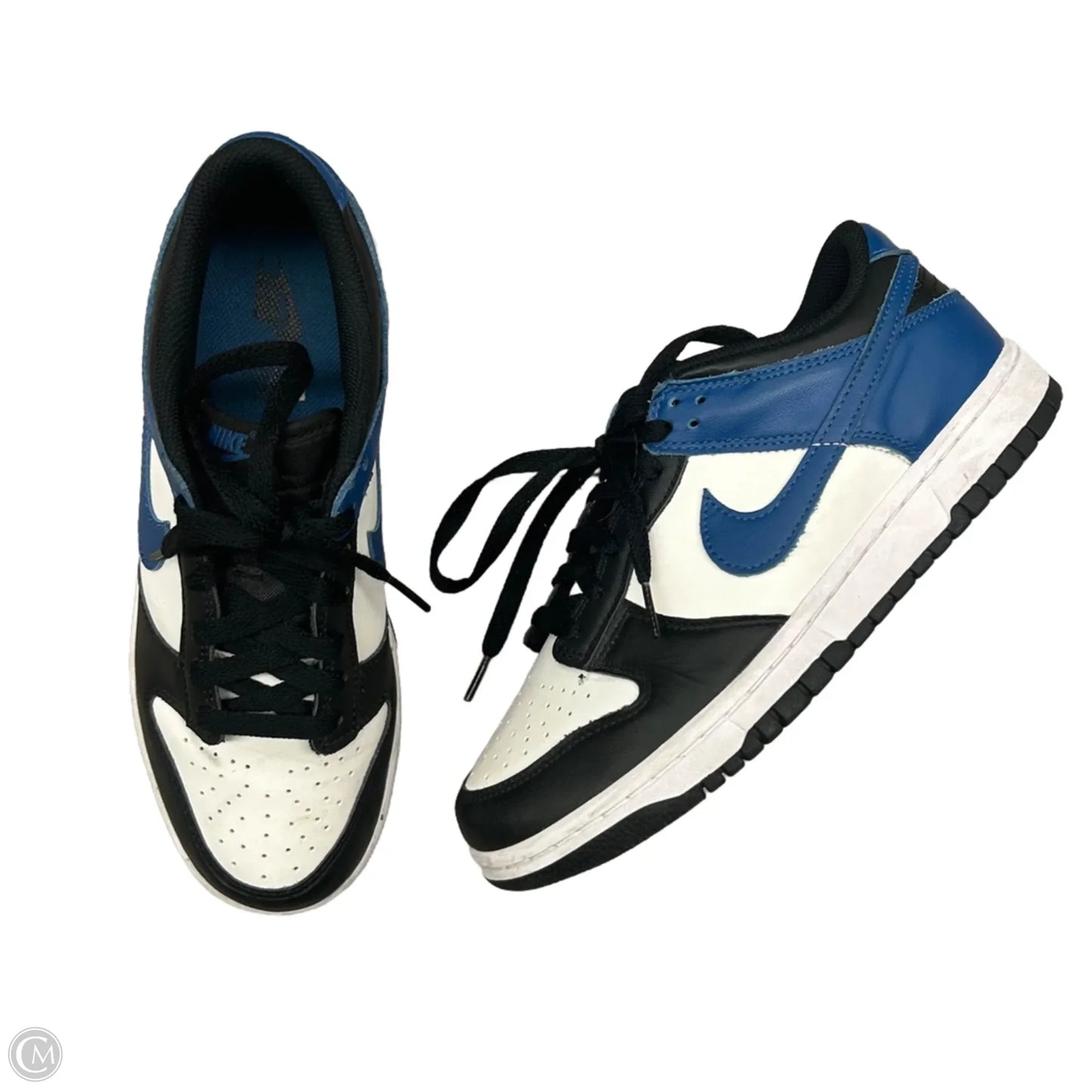 Shoes Sneakers By Nike In Black & Blue, Size: 8.5