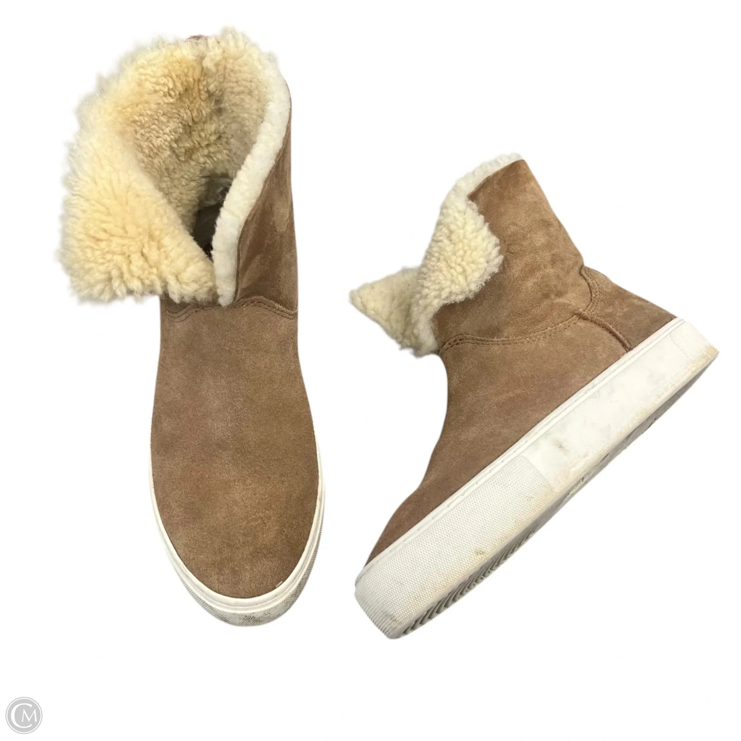 Boots Designer By Ugg In Tan, Size: 8