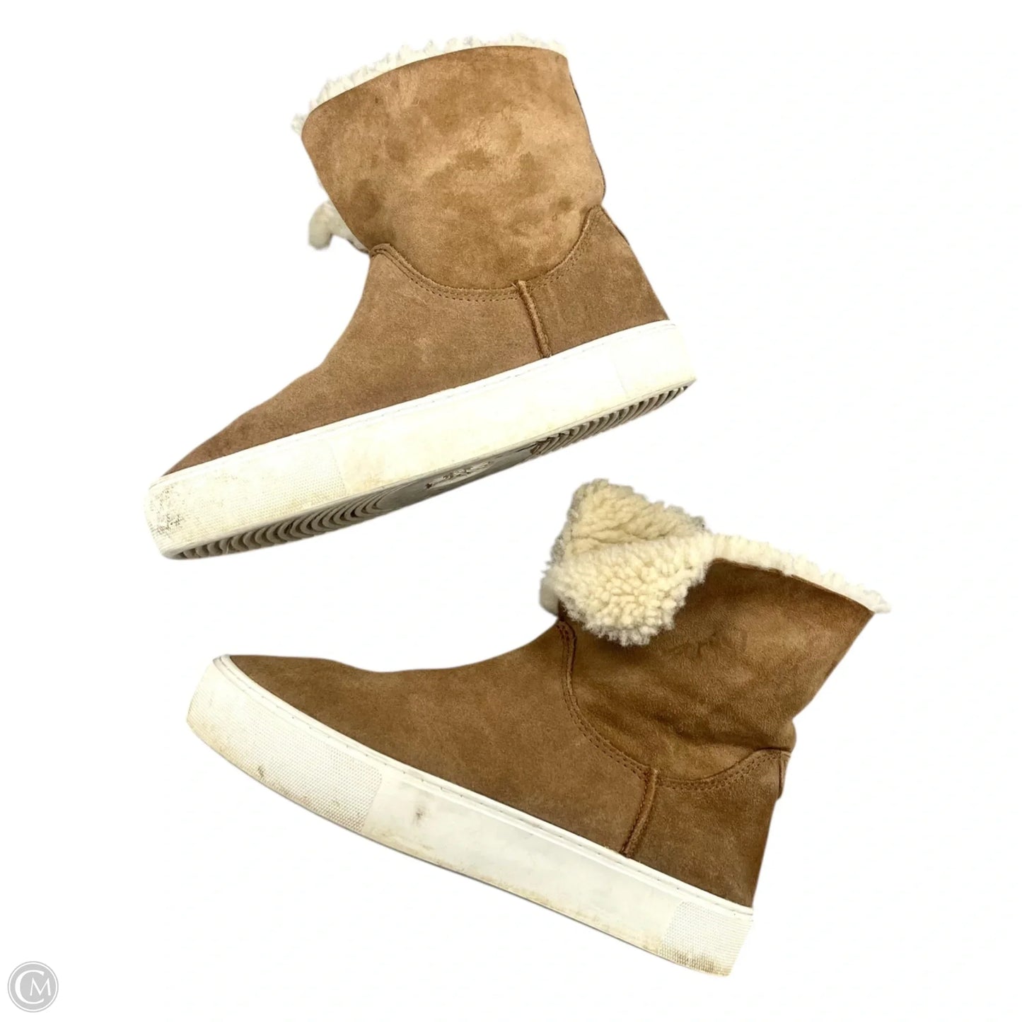 Boots Designer By Ugg In Tan, Size: 8