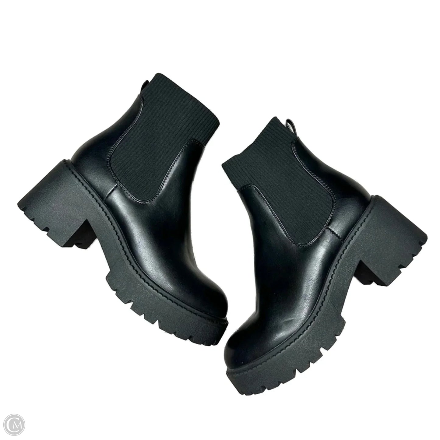 Boots Ankle Heels By Madden Girl In Black, Size: 9