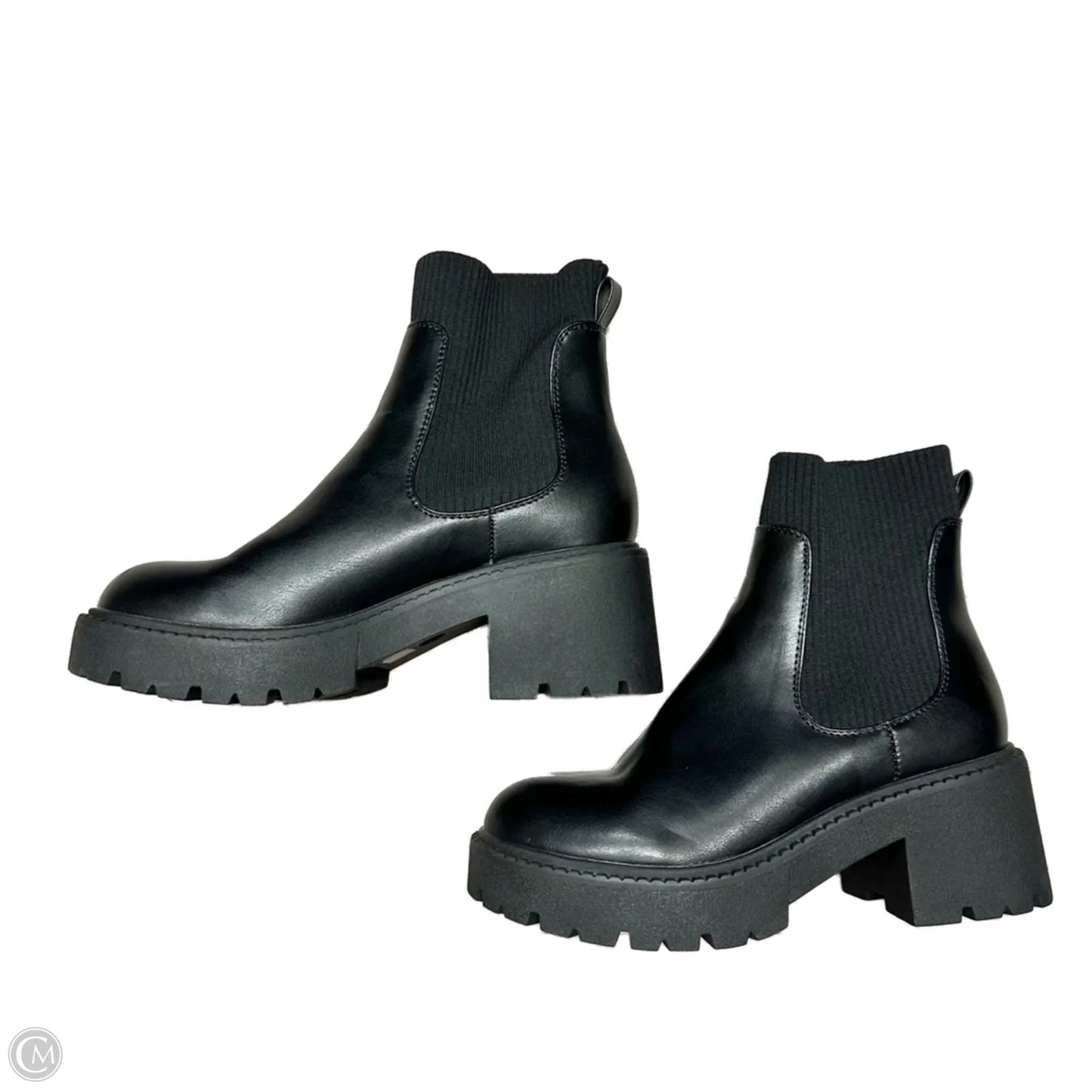 Boots Ankle Heels By Madden Girl In Black, Size: 9