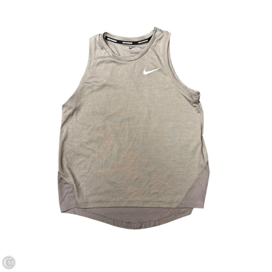 Athletic Tank Top By Nike In Grey, Size: S
