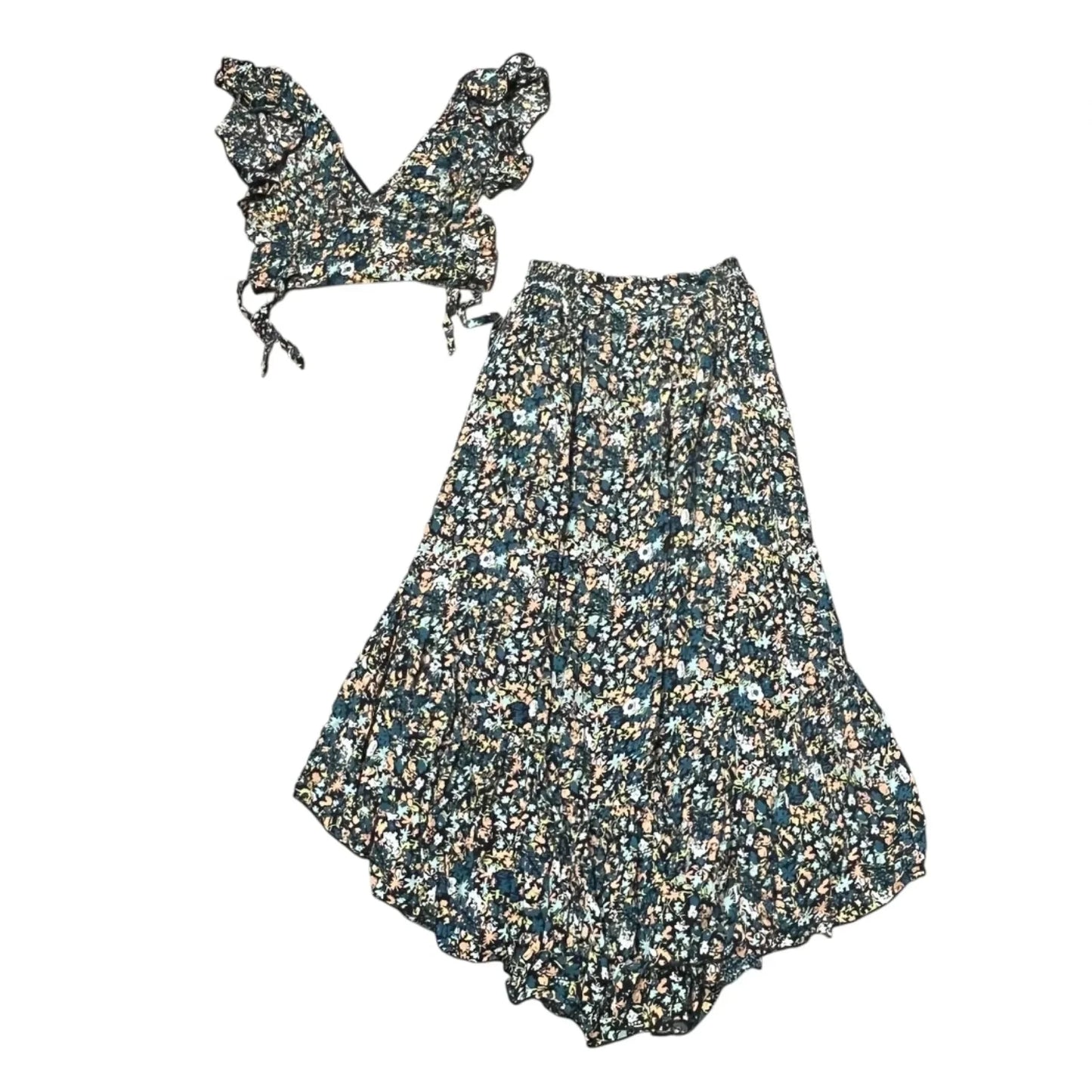 Skirt Set 2pc By Free People In Floral Print, Size: S