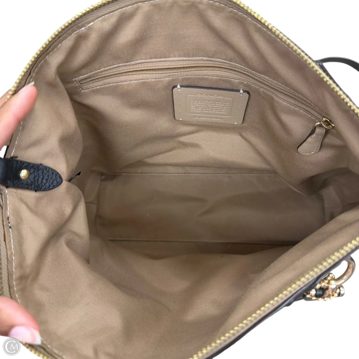 Crossbody Designer By Coach, Size: Medium