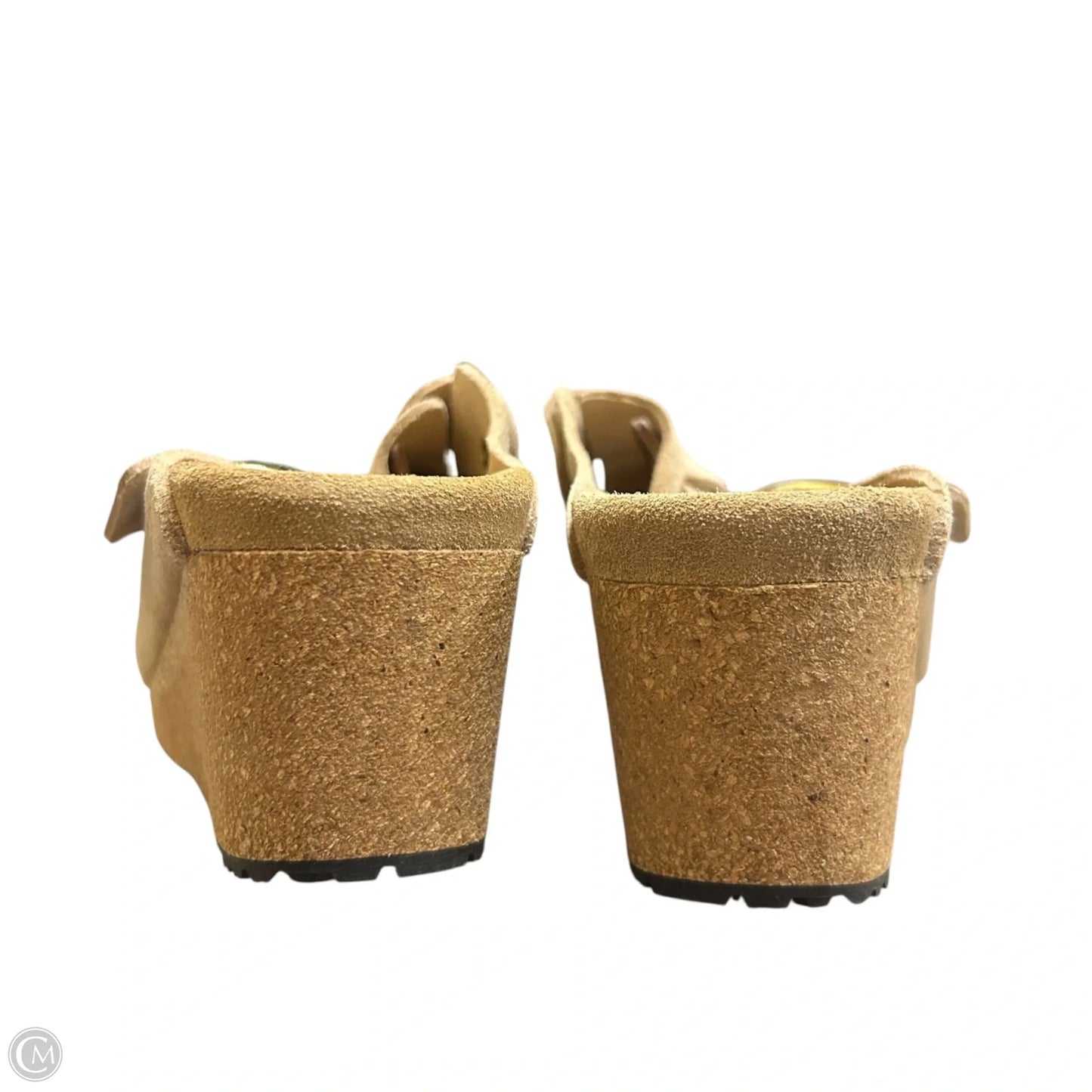 Shoes Heels Wedge By Papillion In Cream, Size: 6