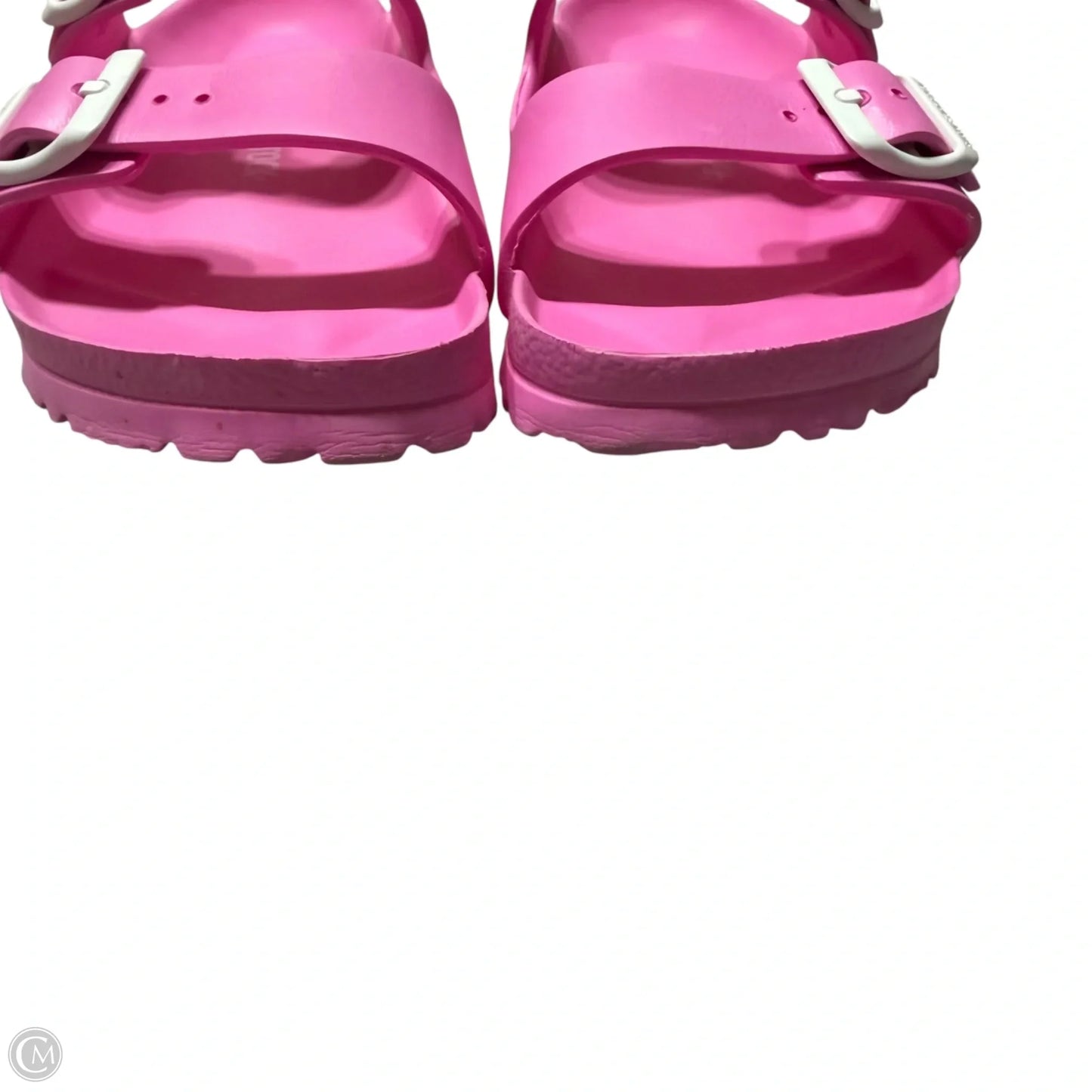Sandals Flats By Birkenstock In Pink, Size: 5