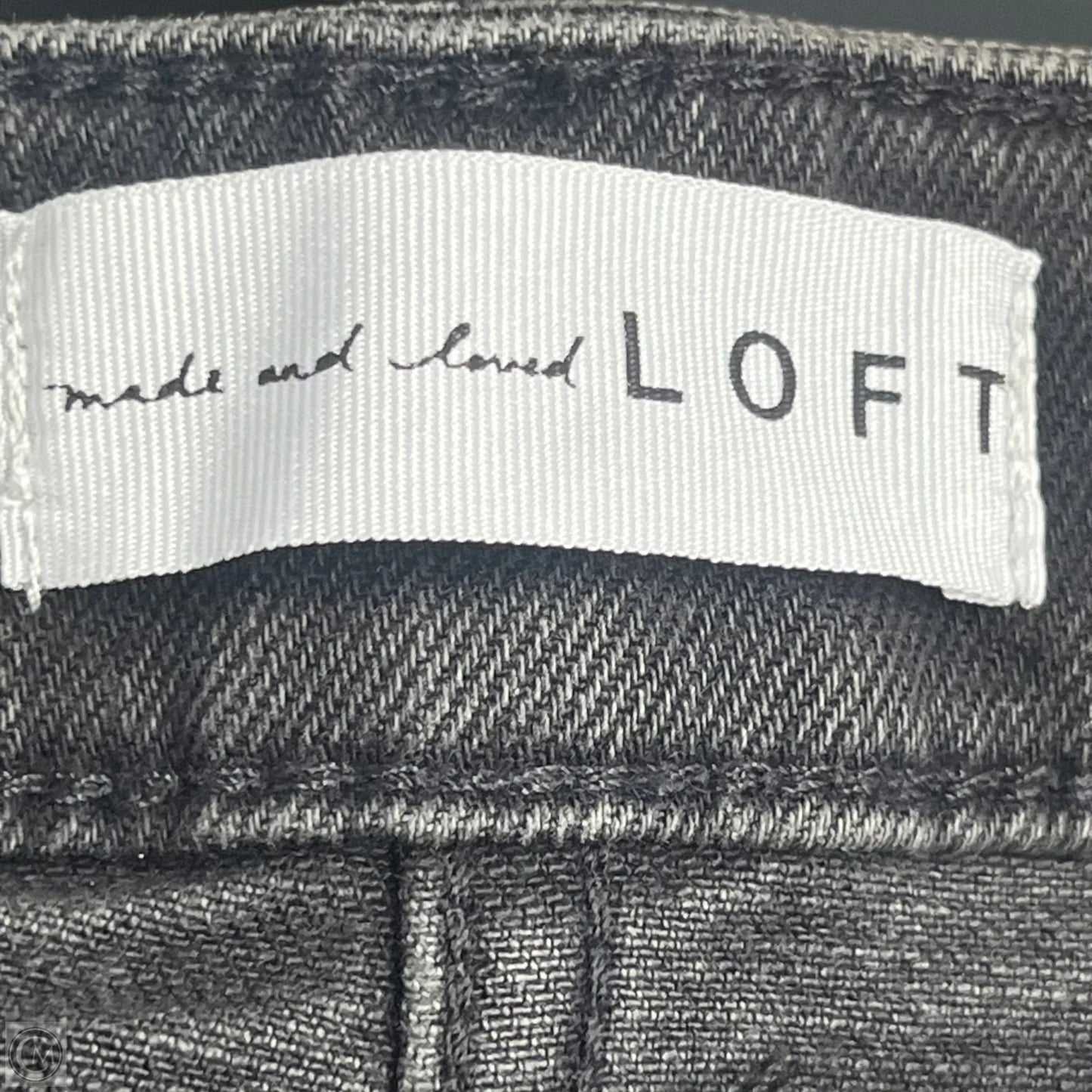 Skirt Maxi By Loft In Black Denim, Size: 14