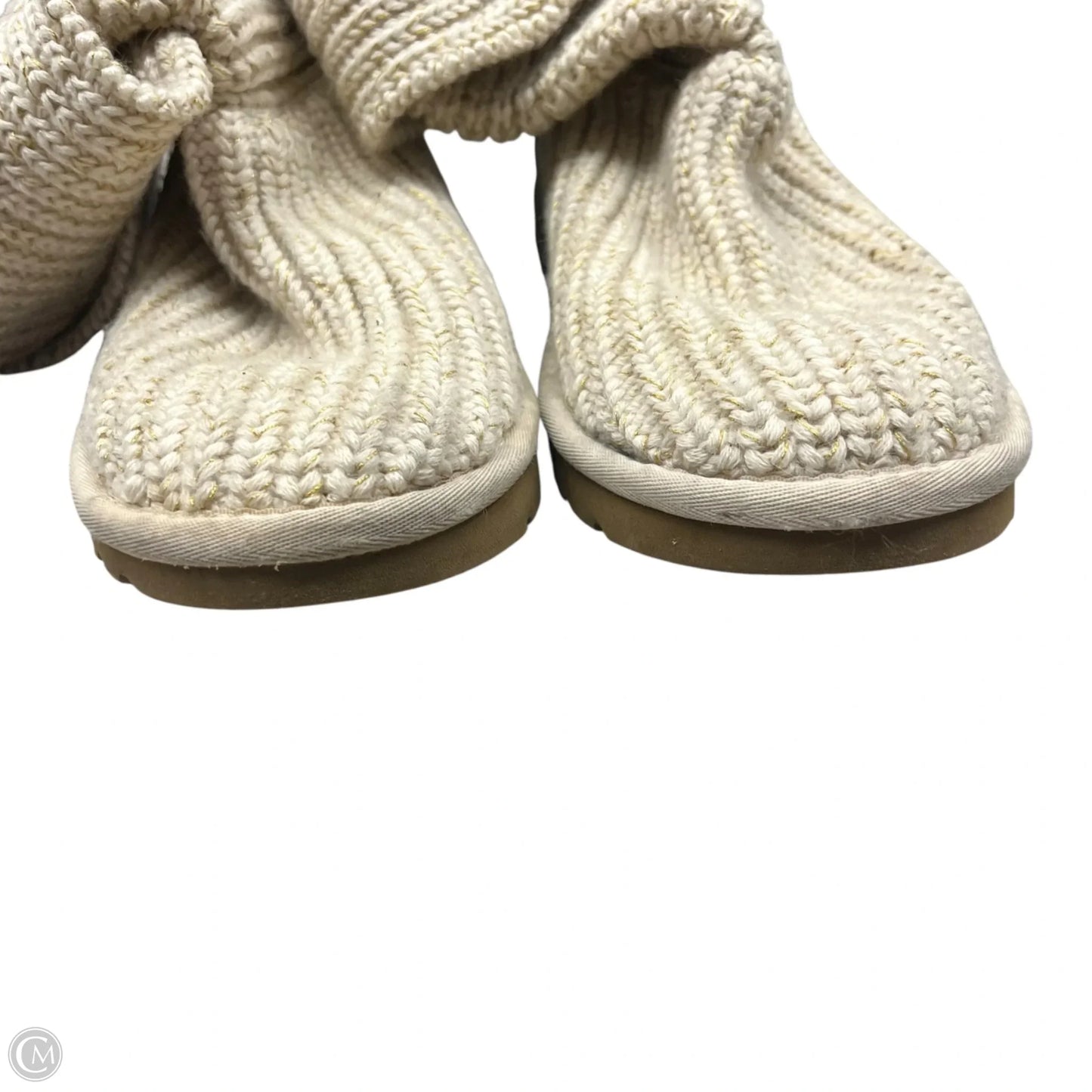 Boots Designer By Ugg In Cream, Size: 7