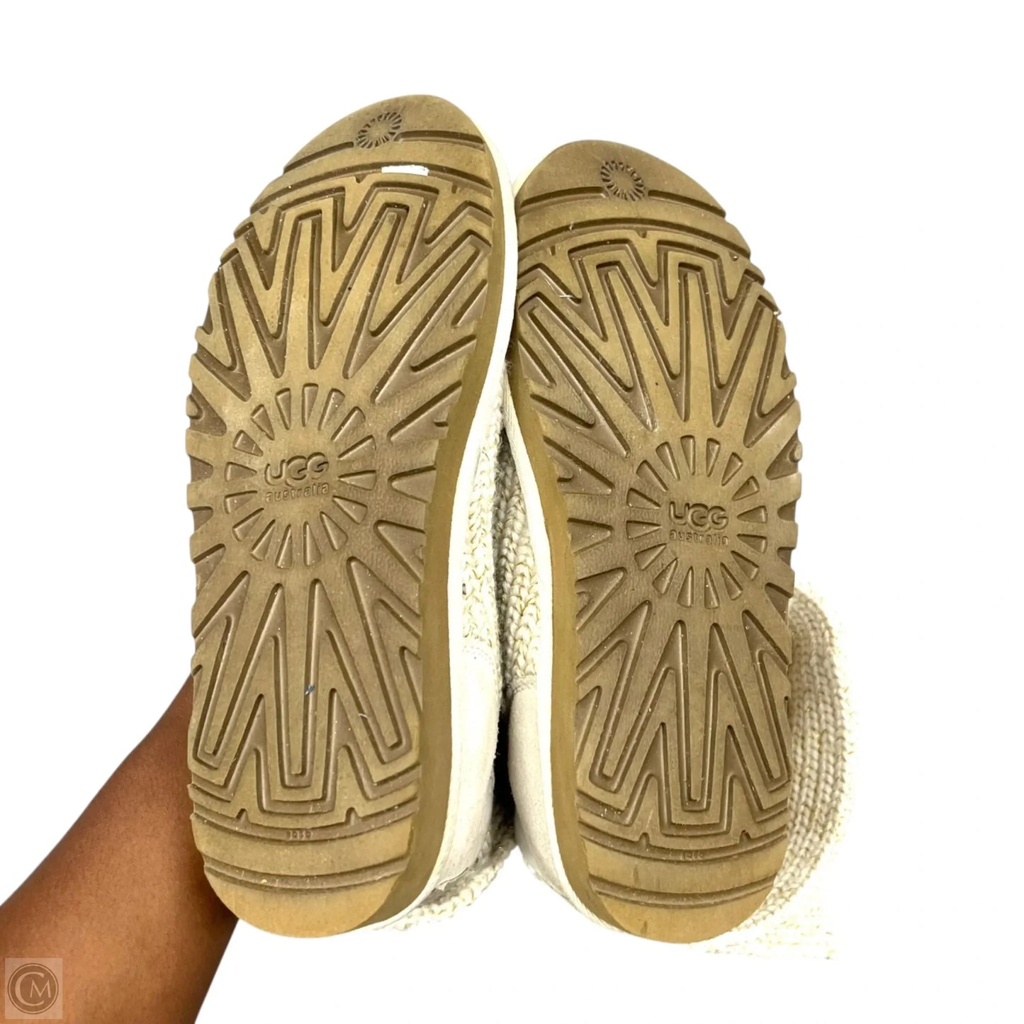 Boots Designer By Ugg In Cream, Size: 7