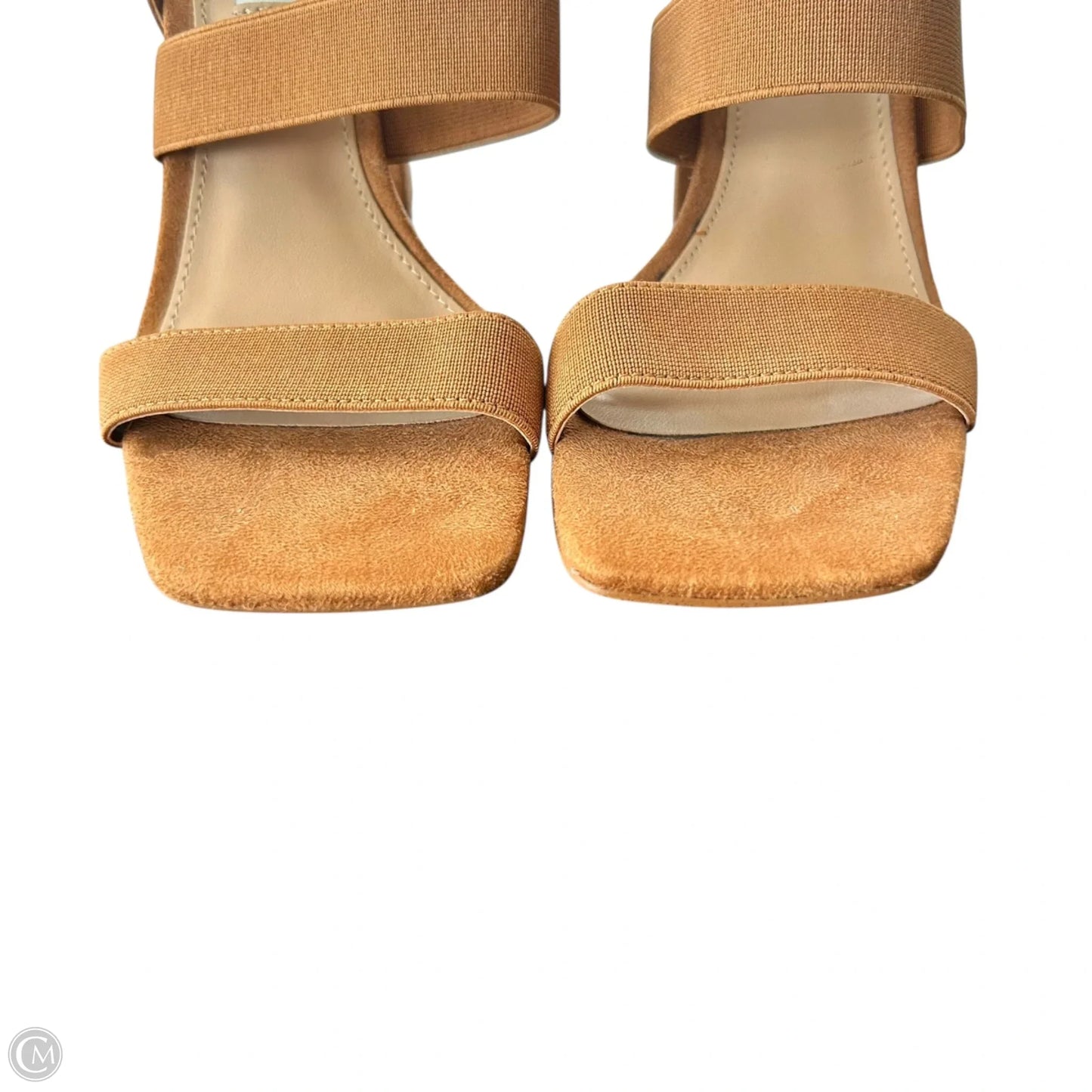 Sandals Heels Block By Steve Madden In Brown, Size: 7.5