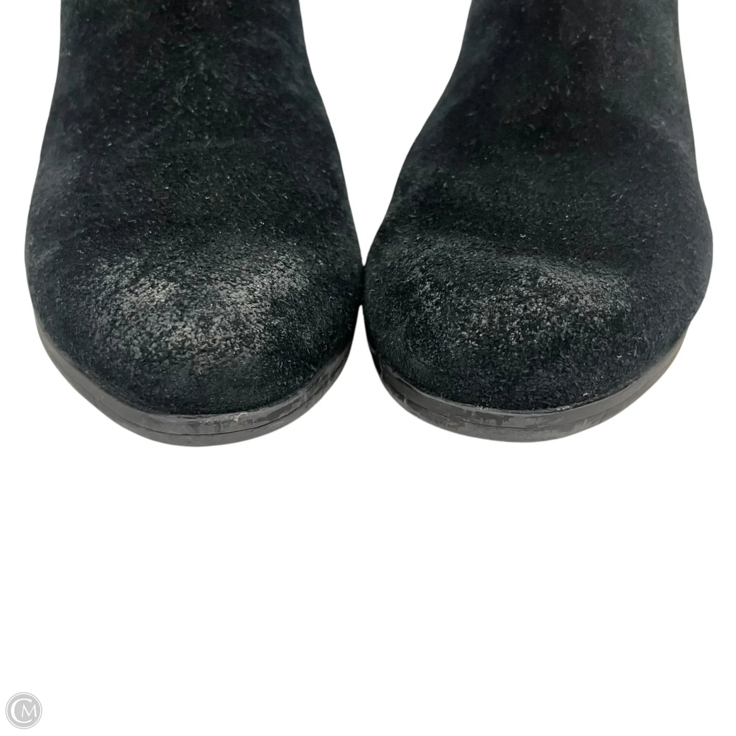 Boots Ankle Heels By Clarks In Brown, Size: 7.5