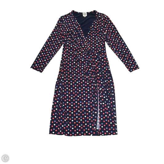 Dress Work By Anne Klein In Polkadot Pattern, Size: M