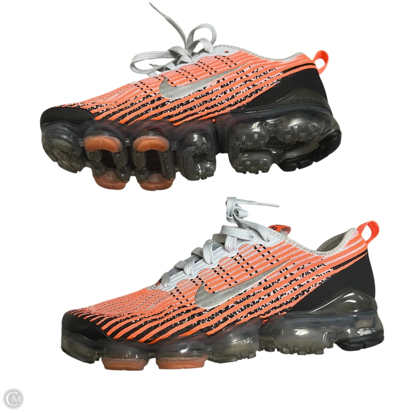 Shoes Athletic By Nike In Grey & Orange, Size: 8.5