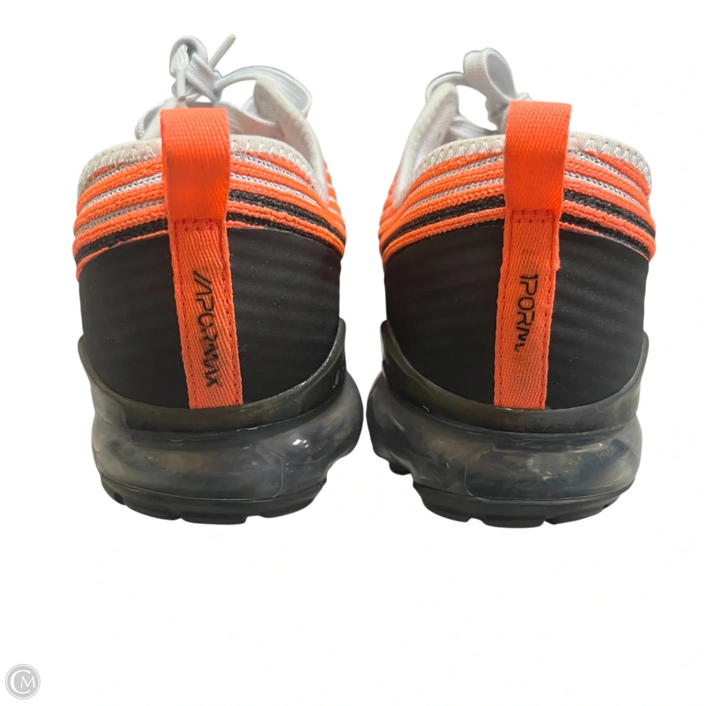 Shoes Athletic By Nike In Grey & Orange, Size: 8.5