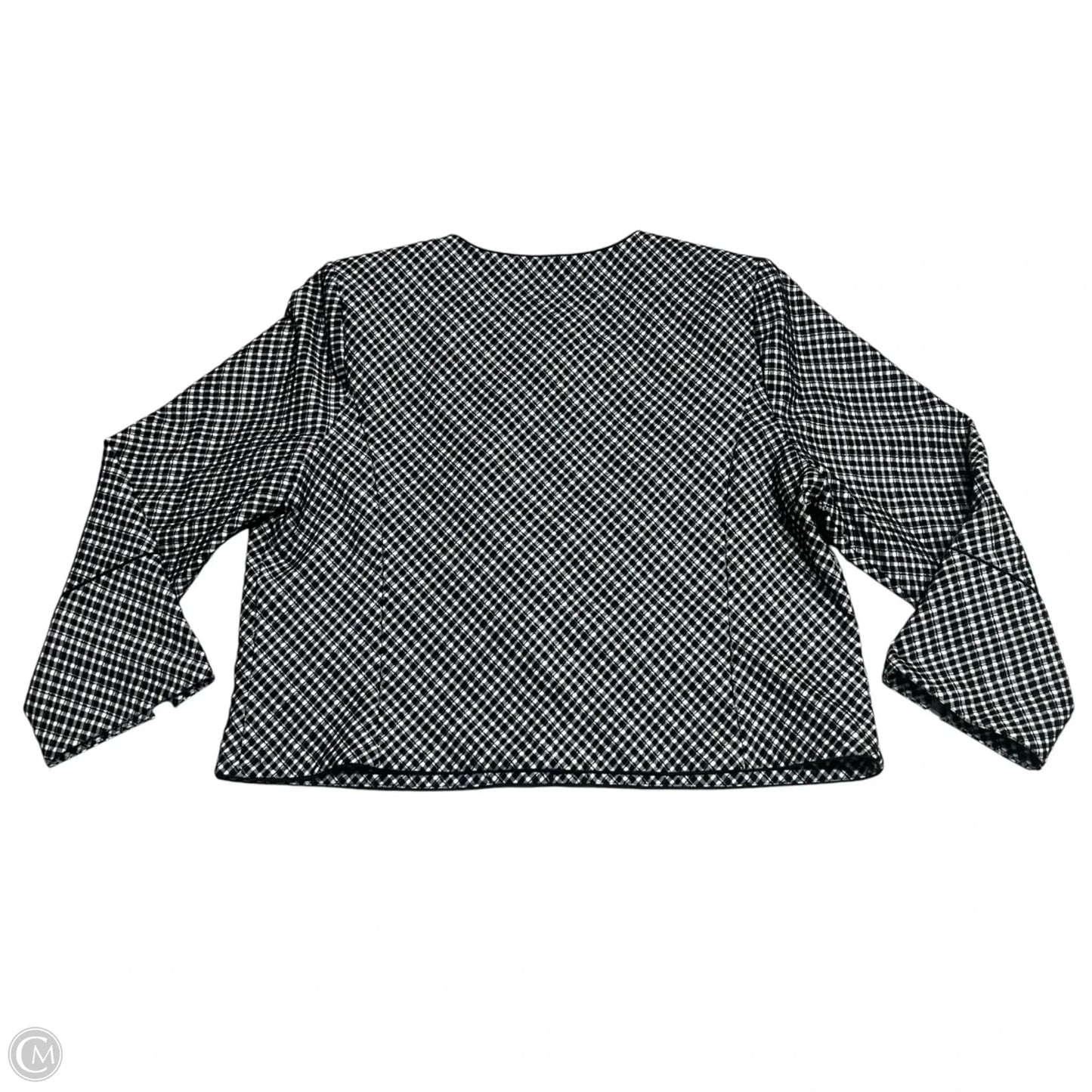 Blazer By Spanx In Black & White, Size: 3x