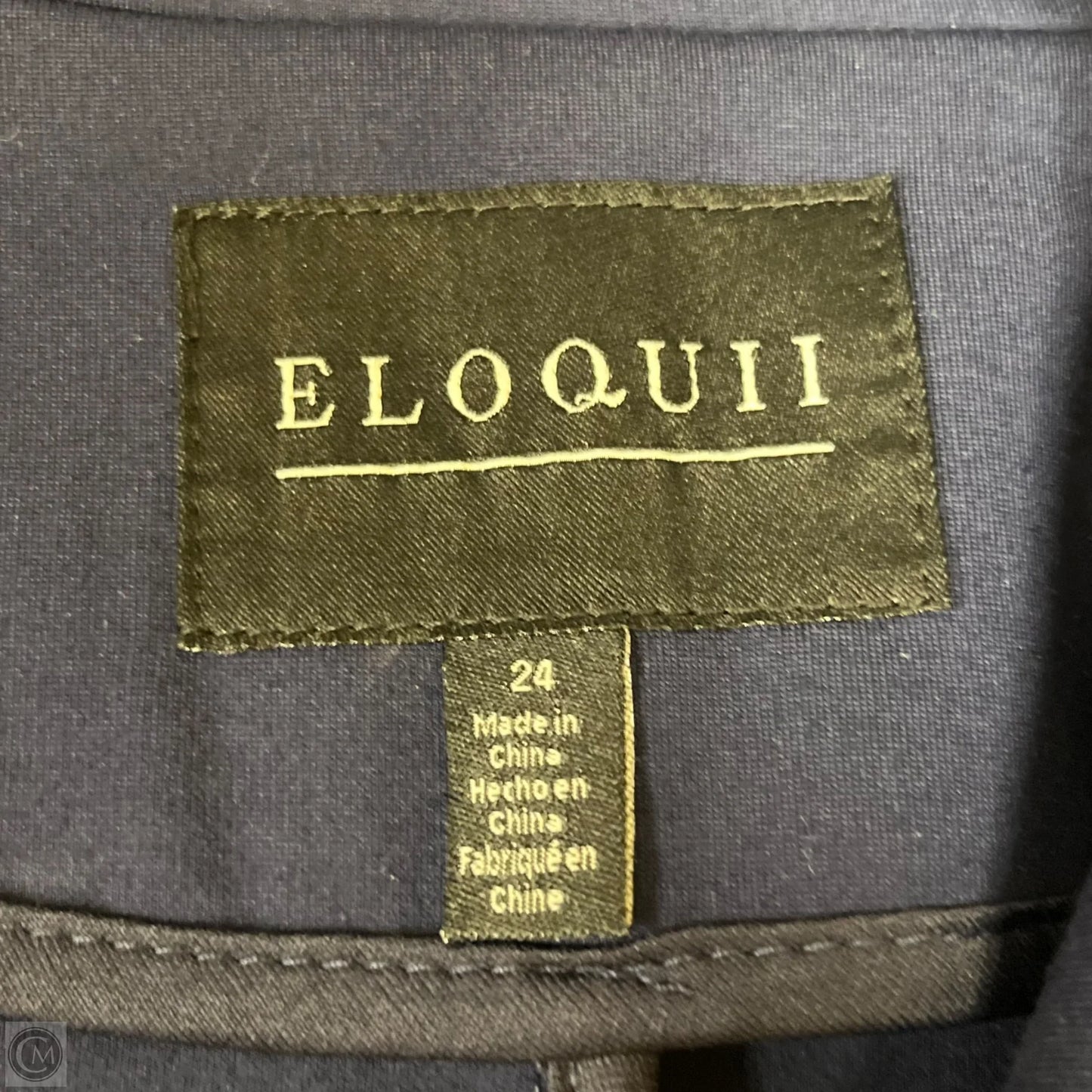 Blazer By Eloquii In Navy, Size: 3x
