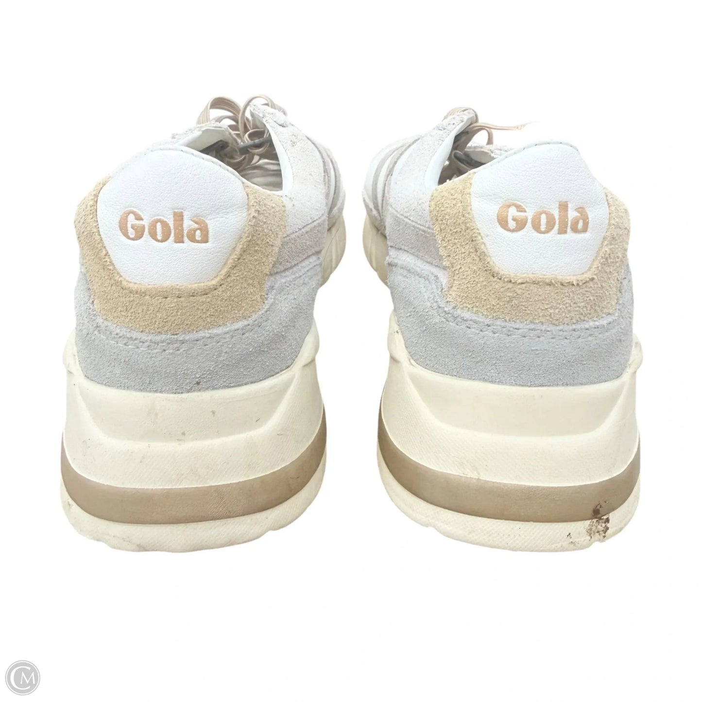 Shoes Sneakers By Gola In Grey & White, Size: 7