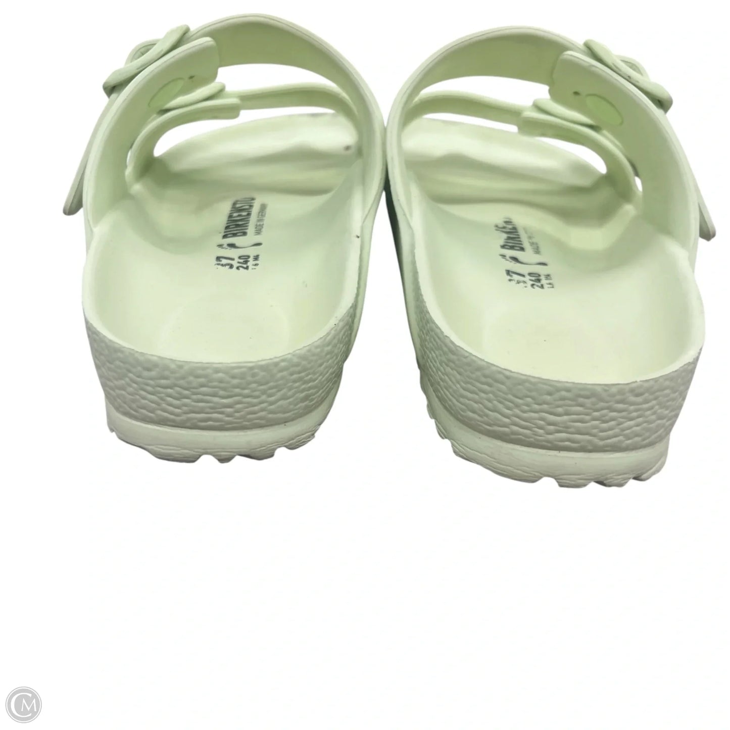 Sandals Flats By Birkenstock In Green, Size: 6