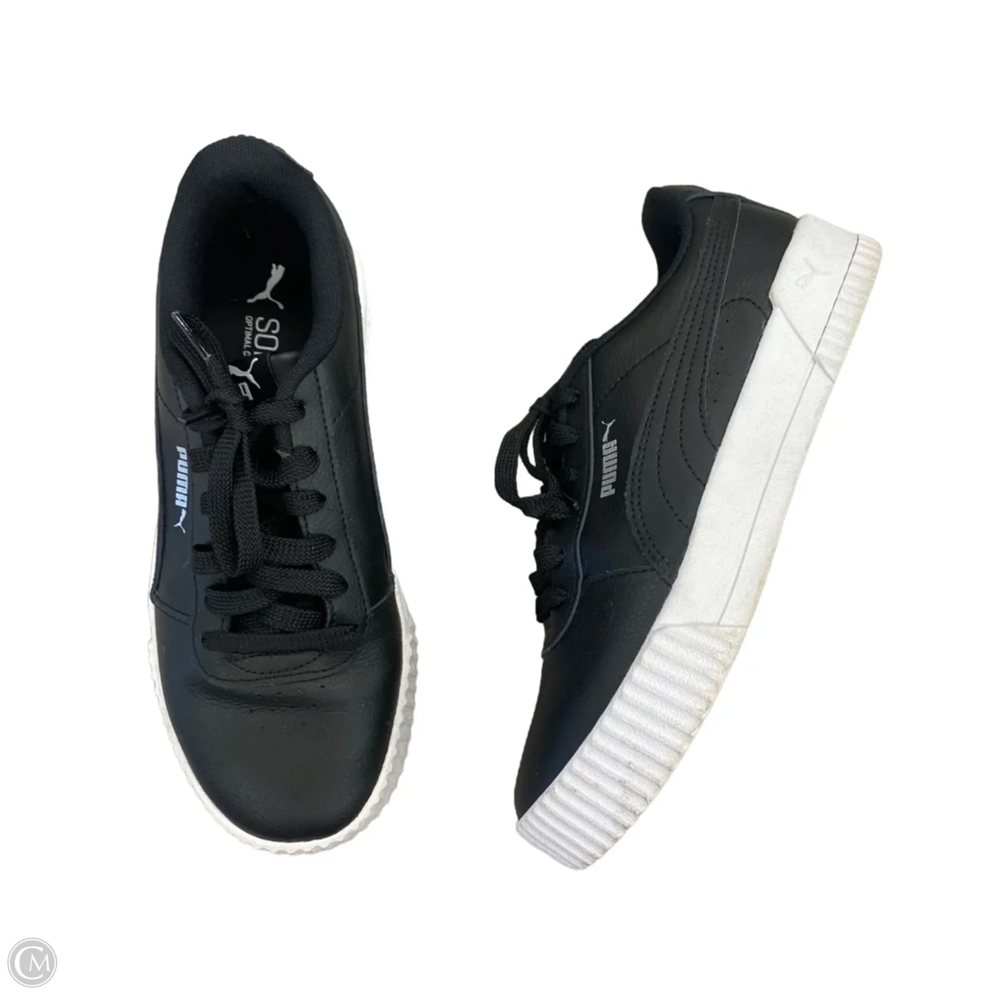 Shoes Sneakers Platform By Puma In Black & White, Size: 7.5